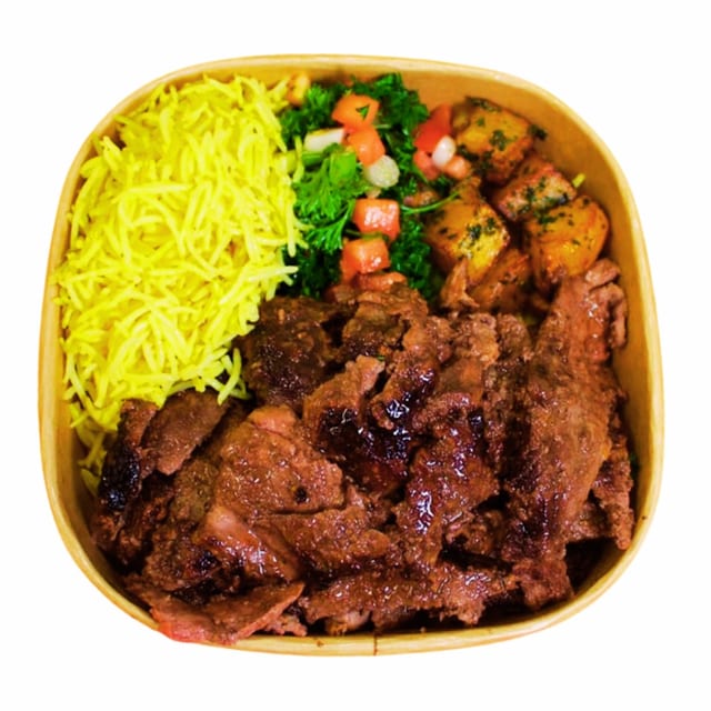 BEEF SHAWARMA BOWL.