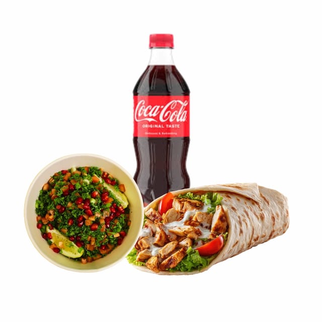 CHICKEN SHAWARMA COMBO.
