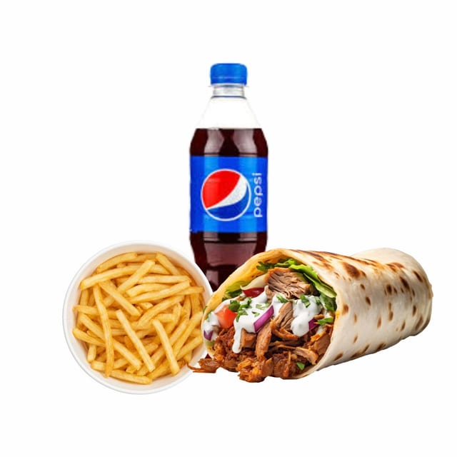 BEEF SHAWARMA COMBO.