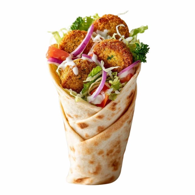 CRISPY FALAFEL.